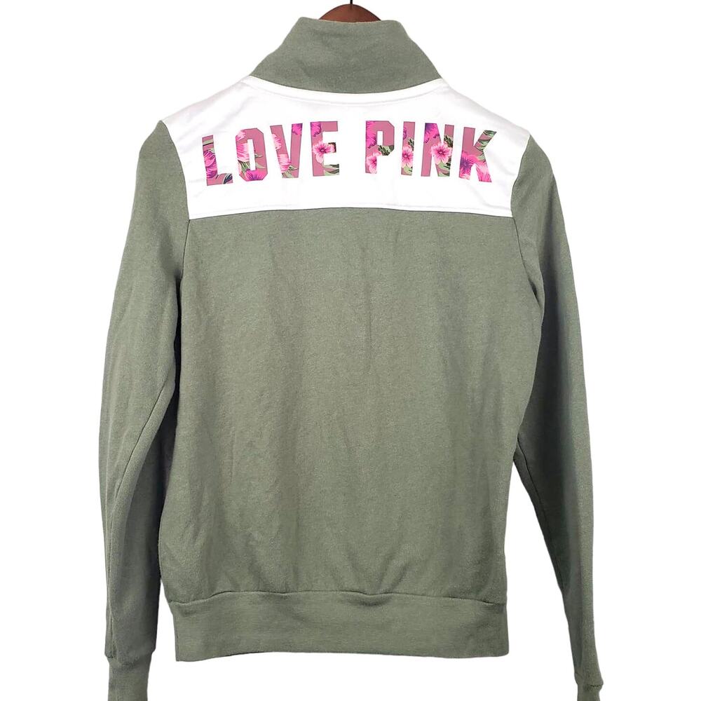 PINK Quarter Zip Pullover - XS